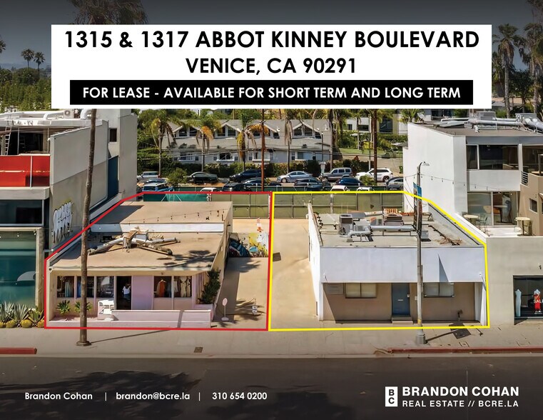 1315-1317 Abbot Kinney Blvd, Venice, CA à louer - Photo de l’immeuble – Image 1 sur 11