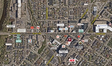 1515 E North Ave, Milwaukee, WI - VUE AÉRIENNE  vue de carte