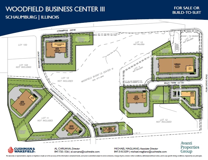 N Plum Grove & Wiley Farm Ct, Schaumburg, IL à vendre - Plan de site – Image 3 sur 4