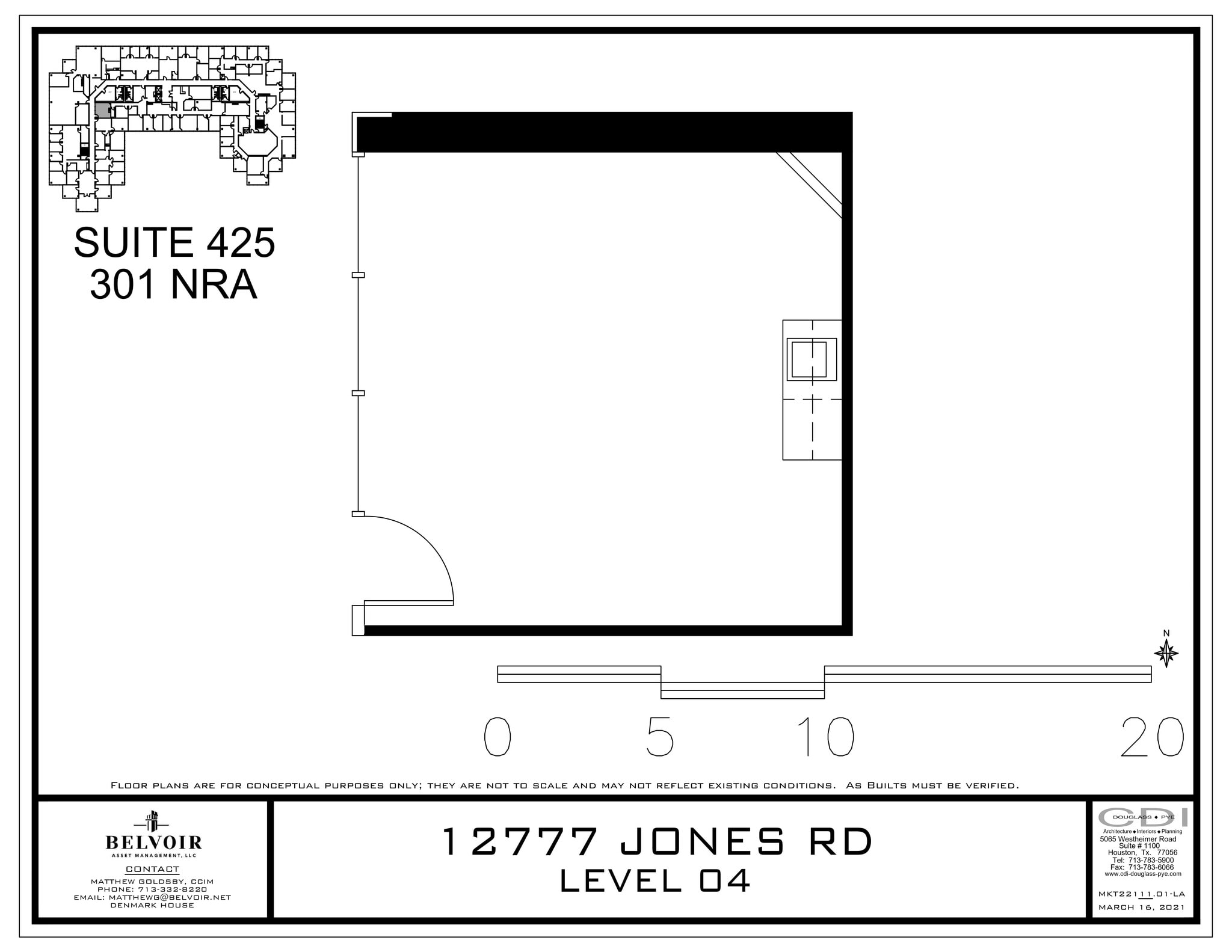 12777 Jones Rd, Houston, TX à louer Plan de site– Image 1 sur 1