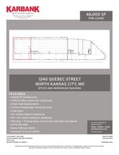 1240-1348 Quebec St, North Kansas City, MO à louer Plan d’étage– Image 1 sur 1