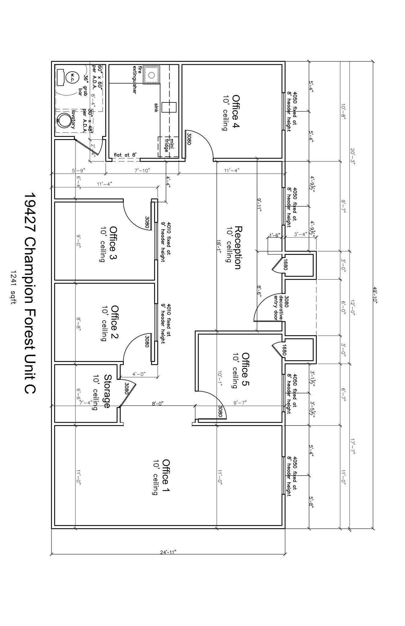 19427 Champion Forest Dr, Spring, TX à louer Plan de site– Image 1 sur 5