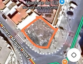 Monforte del Cid, ALI - Vue aérienne vue de carte