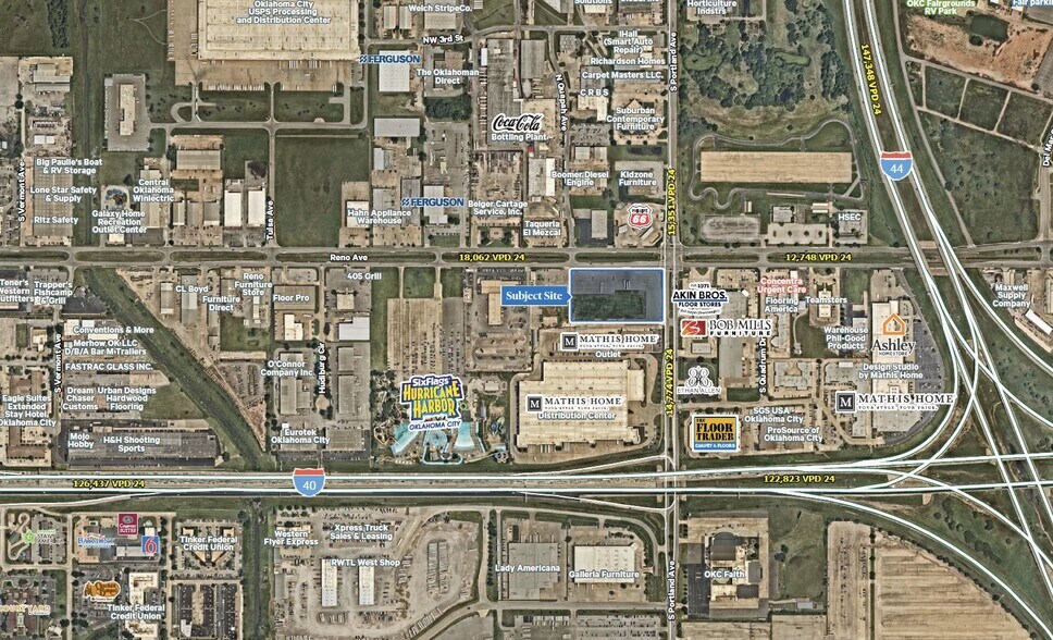 3700 W Reno Ave, Oklahoma City, OK à vendre - Aérien – Image 2 sur 3