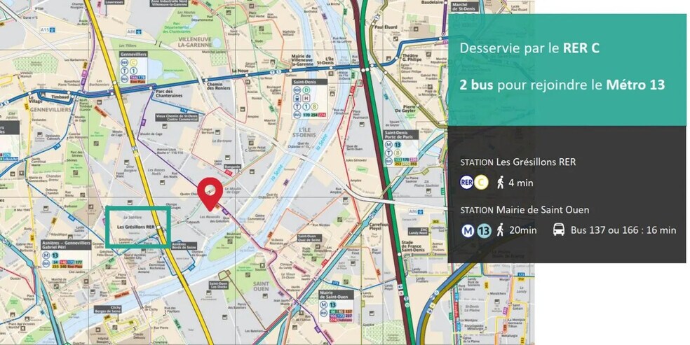 Local d’activités dans Gennevilliers à louer - Photo de l’immeuble – Image 3 sur 5