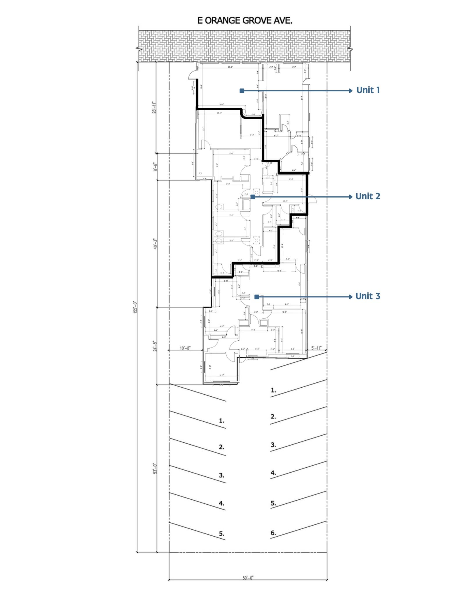 265 E Orange Grove Ave, Burbank, CA à louer Plan de site– Image 1 sur 2