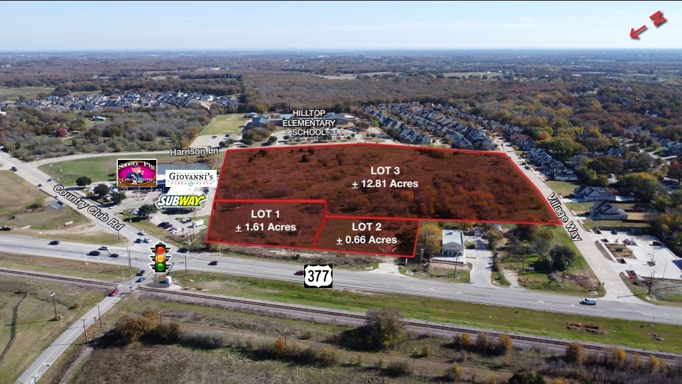 NEC US 377 & Village Way, Argyle, TX à vendre - Photo principale – Image 1 sur 2