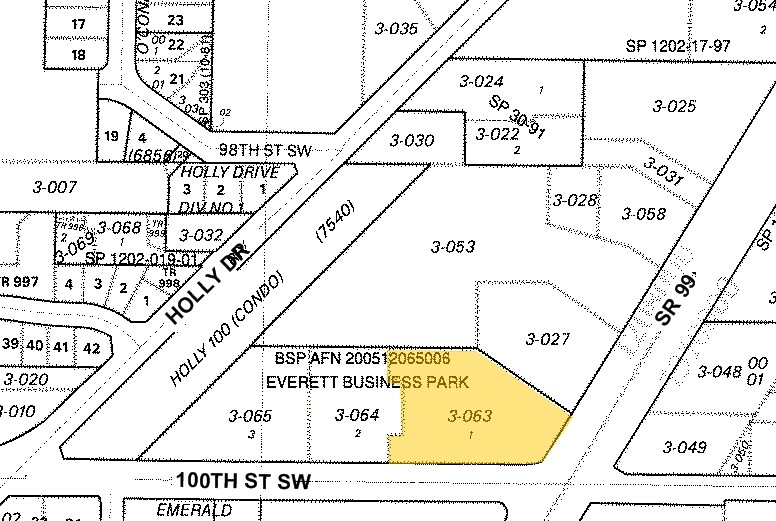 9930 Evergreen Way, Everett, WA à louer - Plan cadastral – Image 2 sur 4