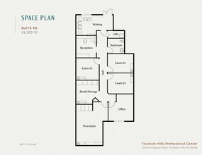 13620 N Saguaro Blvd, Fountain Hills, AZ à louer Plan d’étage– Image 1 sur 2