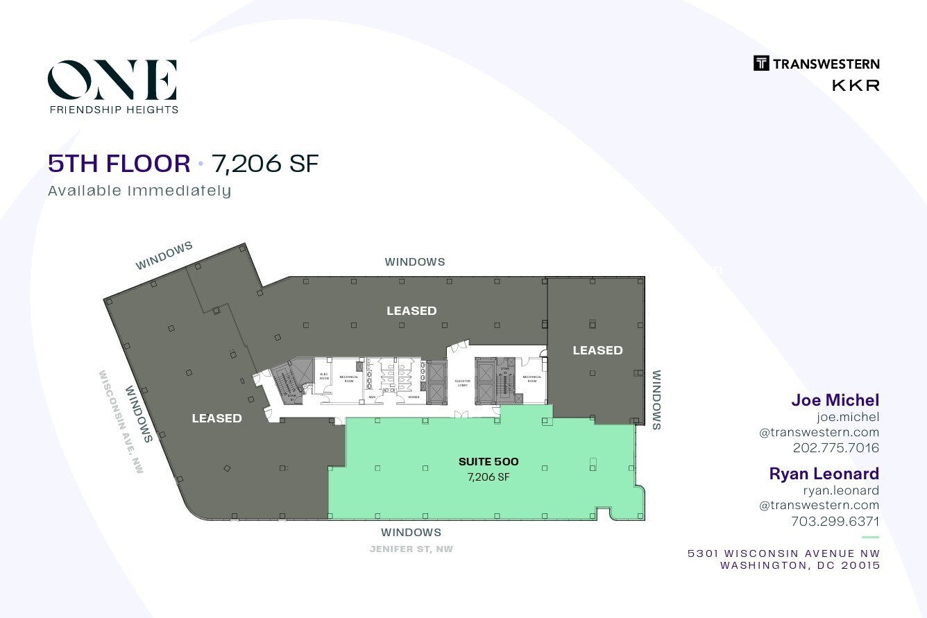 5301 Wisconsin Ave NW, Washington, DC à louer Plan d’étage– Image 1 sur 1
