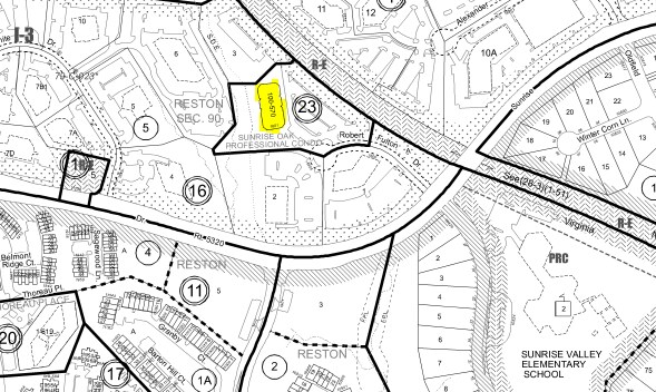 1801 Robert Fulton Dr, Reston, VA à louer - Plan cadastral – Image 3 sur 8
