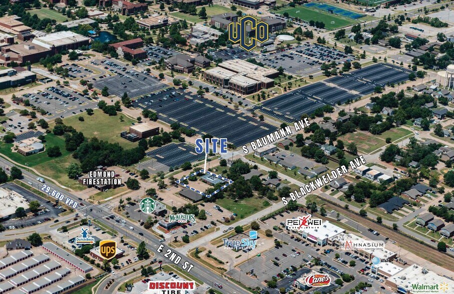 50 S Baumann Ave, Edmond, OK à vendre - Aérien – Image 3 sur 8