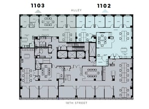 1015 18th St NW, Washington, DC à louer Plan d’étage– Image 1 sur 1