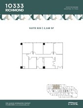 10333 Richmond Ave, Houston, TX à louer Plan d’étage– Image 1 sur 1