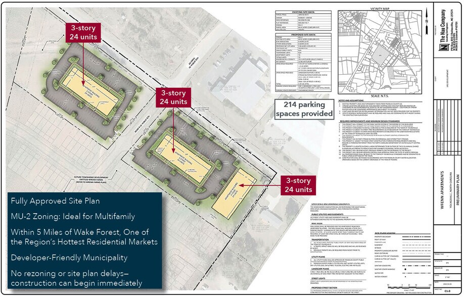 0 Chili Rose Trl, Youngsville, NC à vendre - Plan de site – Image 2 sur 3