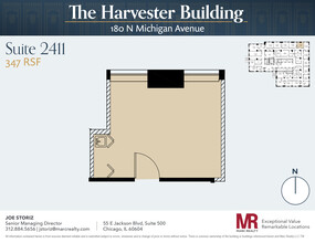 180 N Michigan Ave, Chicago, IL à louer Plan d’étage– Image 1 sur 4