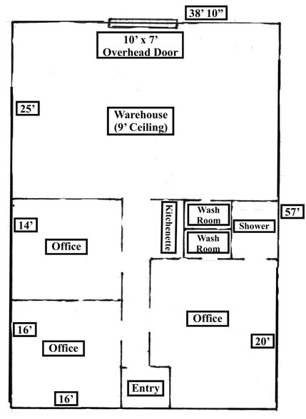 118 S Pope St, Atkinson, NC à vendre - Plan d’étage – Image 2 sur 2