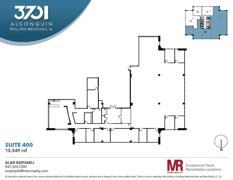 3701 Algonquin Rd, Rolling Meadows, IL à louer Plan d’étage– Image 1 sur 10