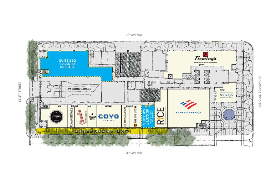 401 E Las Olas Blvd, Fort Lauderdale, FL à louer - Plan d’étage – Image 3 sur 8
