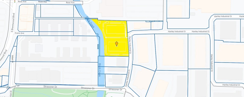 820-836 Hanley Industrial Ct, Brentwood, MO à louer - Plan cadastral – Image 3 sur 3