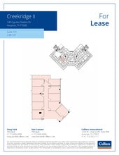 110-140 Cypress Station Dr, Houston, TX à louer Plan d’étage– Image 1 sur 1