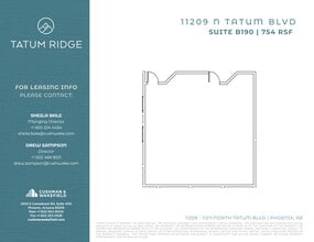 11209 N Tatum Blvd, Phoenix, AZ à louer Plan de site– Image 1 sur 1