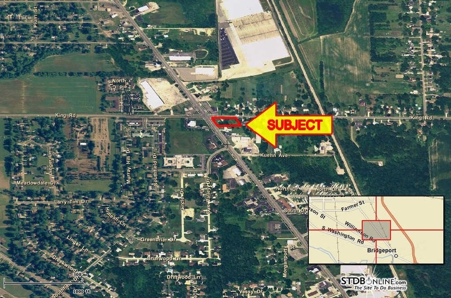 5543 Dixie Hwy, Saginaw, MI à vendre - Aérien – Image 2 sur 2