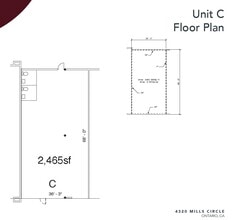 4310-4350 Mills Cir, Ontario, CA à louer Plan d’étage– Image 2 sur 2