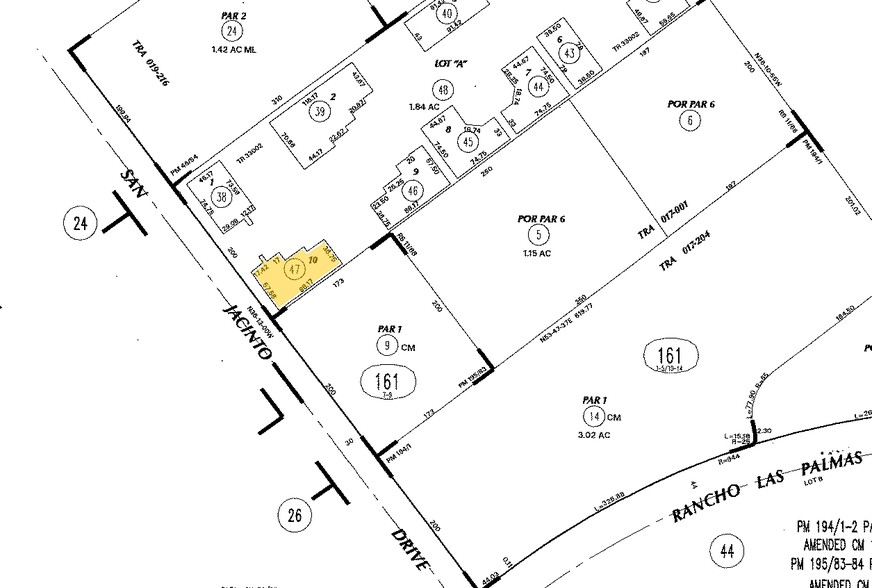71780 San Jacinto Dr, Rancho Mirage, CA à louer - Plan cadastral – Image 3 sur 14