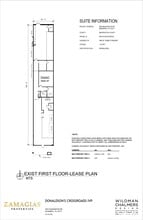 3909-4007 Washington Rd, McMurray, PA à louer Plan d’étage– Image 2 sur 2