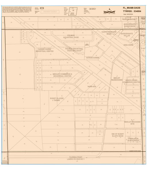 10500 NW South River Dr, Medley, FL à louer - Plan cadastral – Image 2 sur 3