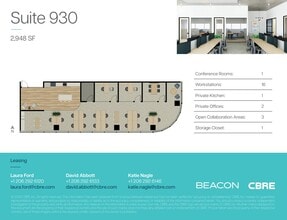 1100 Olive Way, Seattle, WA à louer Plan d’étage– Image 1 sur 1