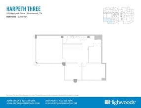 105 Westpark Dr, Brentwood, TN à louer Plan d’étage– Image 1 sur 1