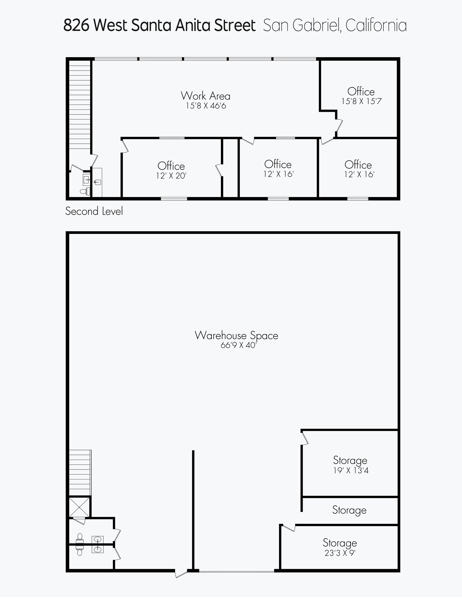826 W Santa Anita Ave, San Gabriel, CA à louer Plan de site– Image 1 sur 1
