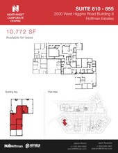2500 W Higgins Rd, Hoffman Estates, IL à louer Plan d’étage– Image 2 sur 2