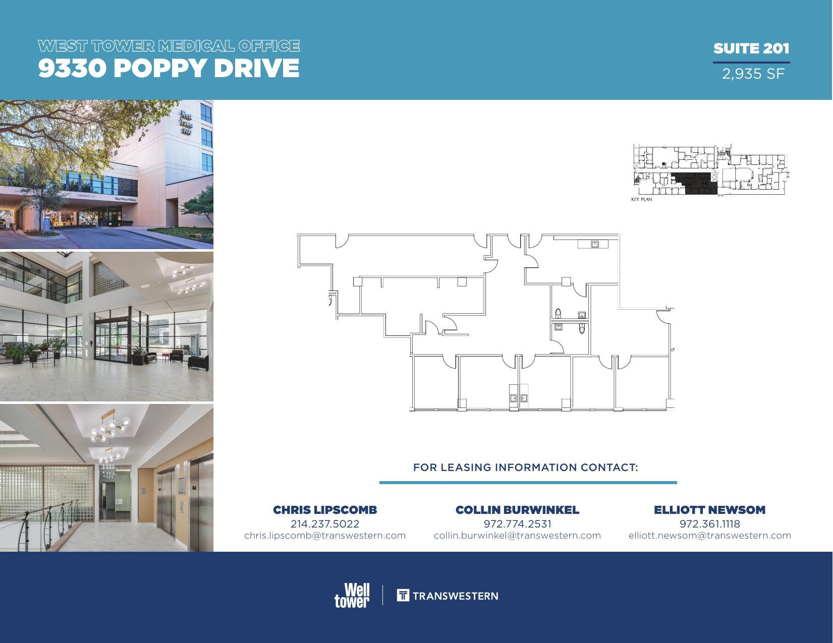9330 Poppy Dr, Dallas, TX à louer Plan d’étage– Image 1 sur 1