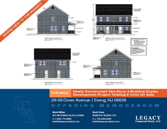 Plus de détails pour 29 Dover Ave, Ewing, NJ - Logement à vendre