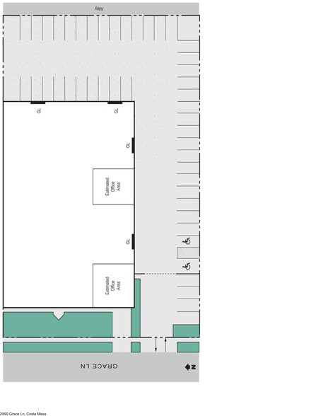 2990 Grace Ln, Costa Mesa, CA à louer - Plan de site – Image 3 sur 3