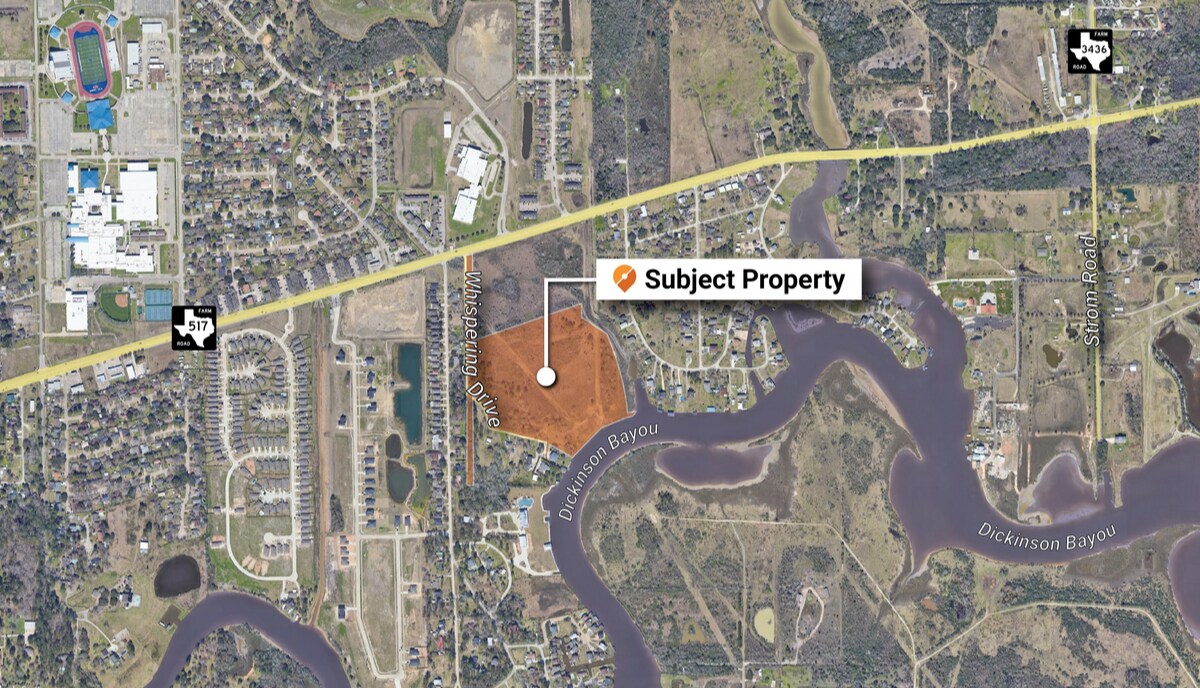 4300 Whispering Dr, Dickinson, TX à vendre Aérien– Image 1 sur 4