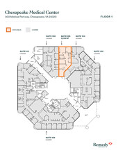 300 Medical Pky, Chesapeake, VA à louer Plan d’étage– Image 1 sur 4