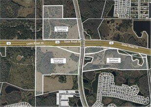 2833 Meadow Pointe Blvd, Wesley Chapel, FL - Vue aérienne vue de carte