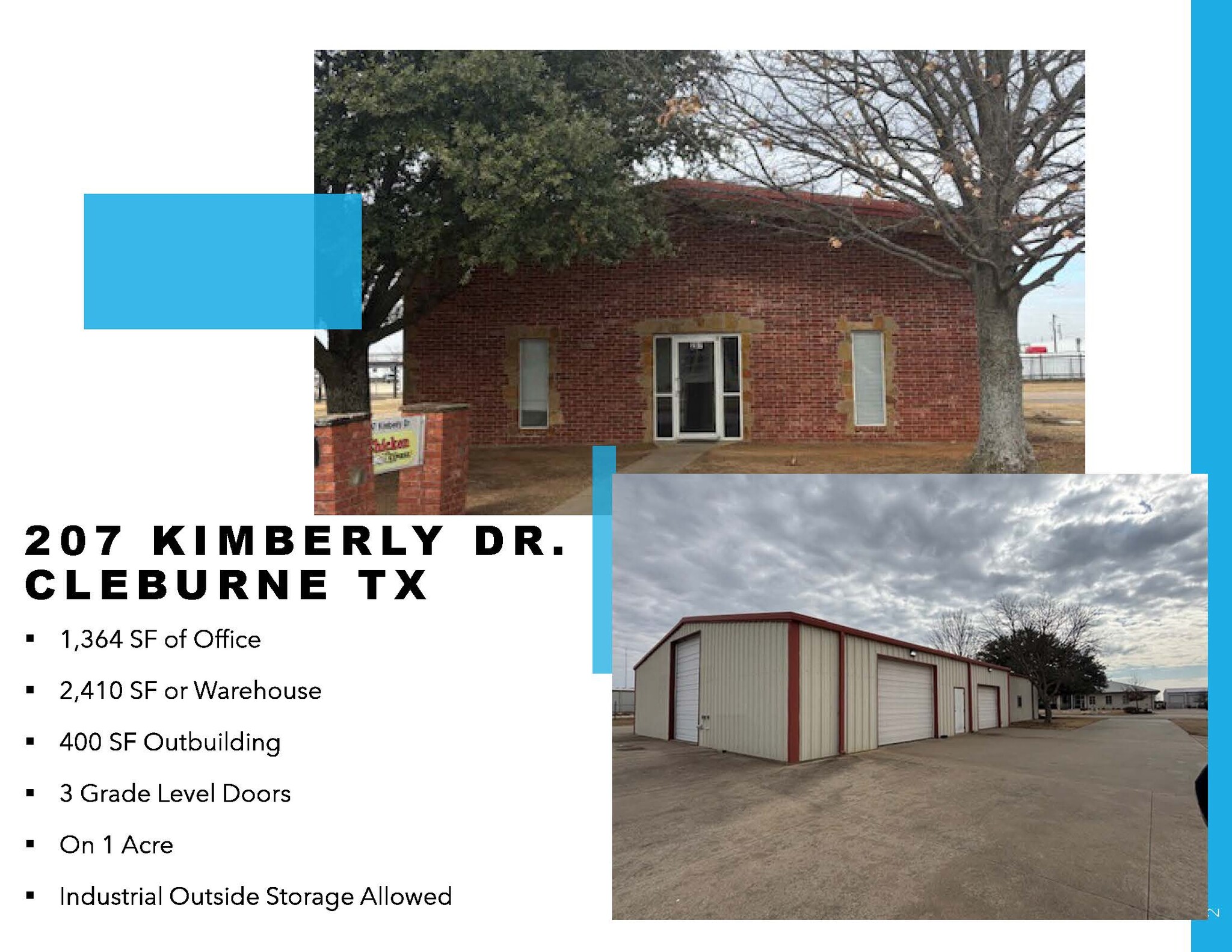 207 Kimberly Dr, Cleburne, TX à vendre Photo de l’immeuble– Image 1 sur 3