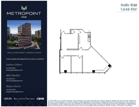 4600 S Ulster St, Denver, CO à louer Plan d’étage– Image 1 sur 1