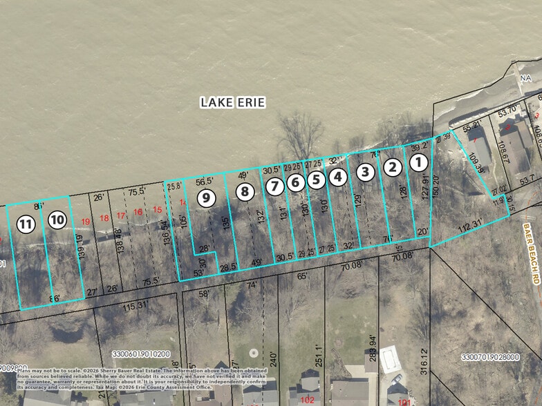 0 Lake Front Dr, Erie, PA à vendre - Plan cadastral – Image 2 sur 26