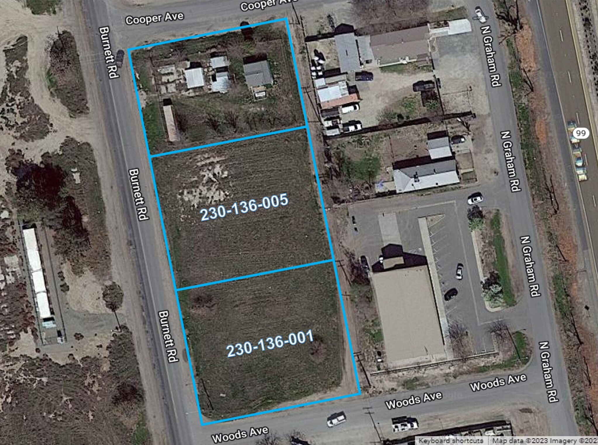 210-284 N Burnett Rd, Tipton, CA à louer Aérien– Image 1 sur 5