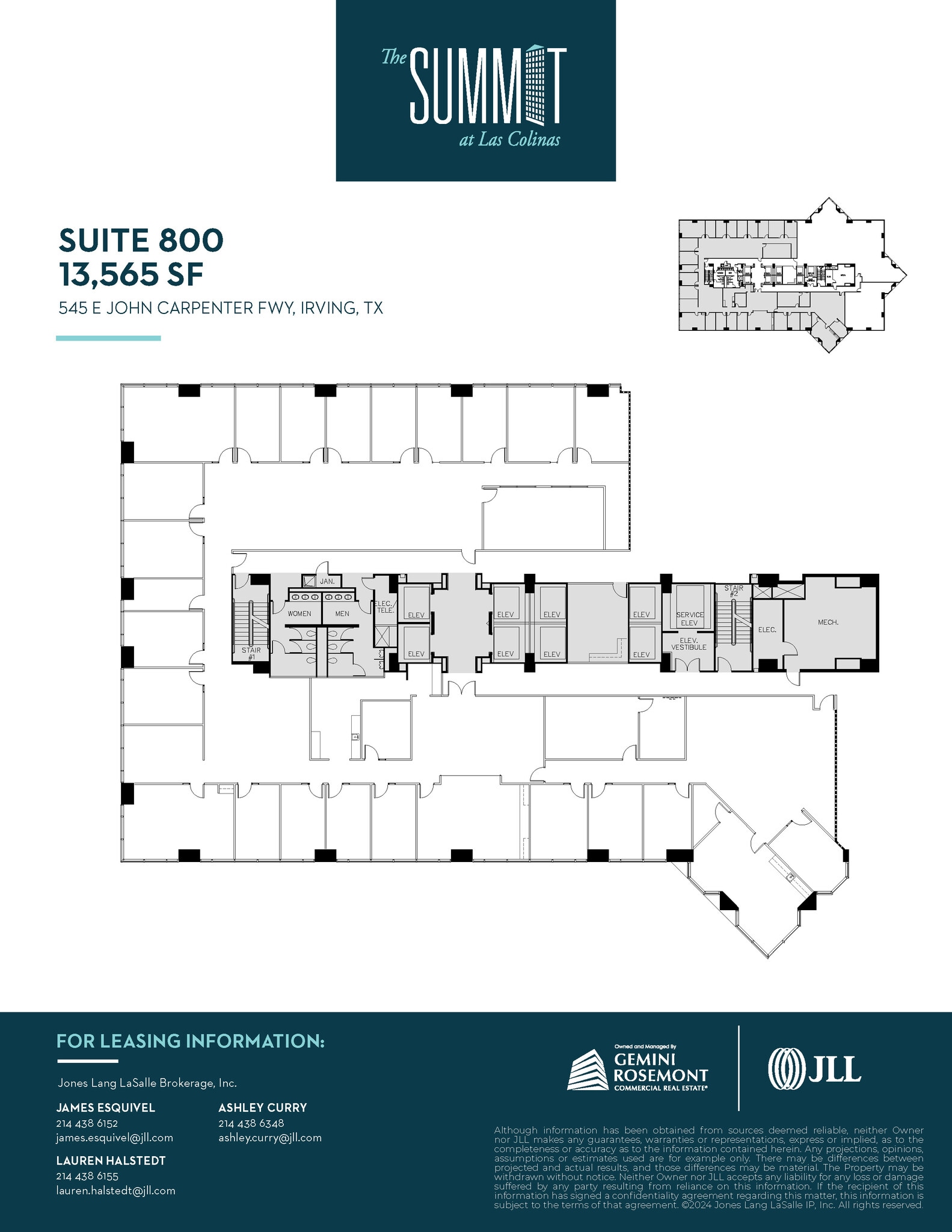 545 E John Carpenter Fwy, Irving, TX à louer Plan d’étage– Image 1 sur 1