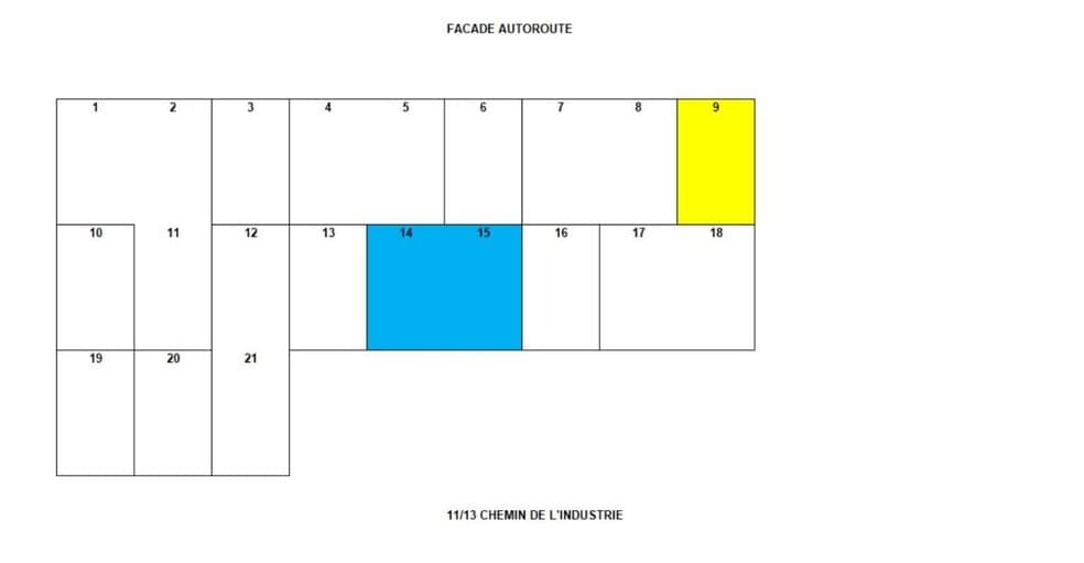 11 Chemin De L'Industrie, Dardilly à louer - Plan de site – Image 2 sur 2