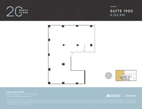 20 N Clark St, Chicago, IL à louer Plan d’étage– Image 1 sur 1