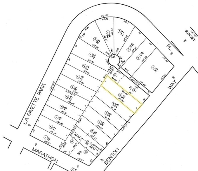 The Eastside Collection portefeuille de 4 biens à vendre sur LoopNet.fr - Plan cadastral – Image 3 sur 4