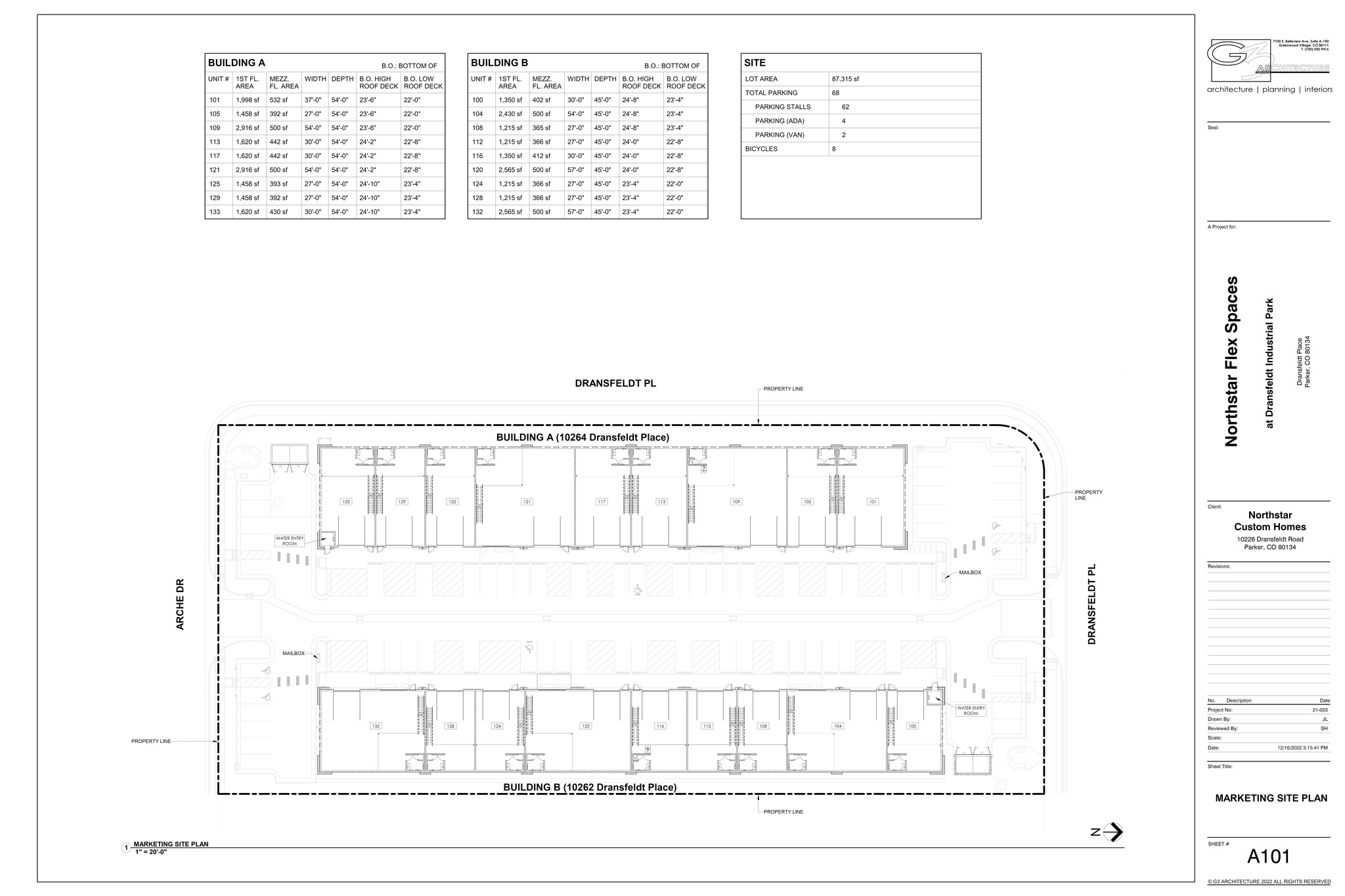 10262 Dransfeldt Rd, Parker, CO à louer Plan de site– Image 1 sur 1